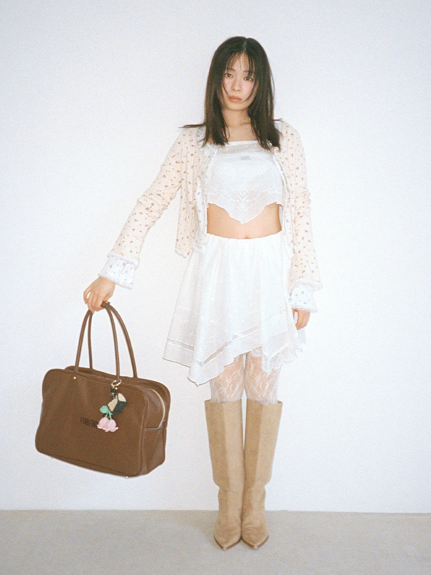 FURFUR プティフラワーカーディガン　白　ホワイト プティフラワーカーディガン(F WHT)｜ FURFUR｜渋谷PARCO | ONLINE