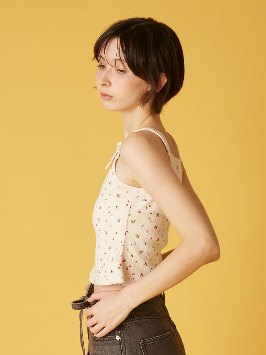 HYSTERIC フラワーパターン タンクトップ HYSTERIC MINI HOOPS総柄 タンクトップ – Hystericmini OnlineStore