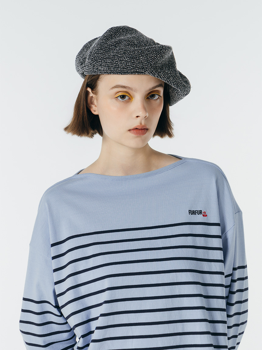 バスクボーダーロングスリーブTシャツ(Tシャツ／カットソー)｜トップス