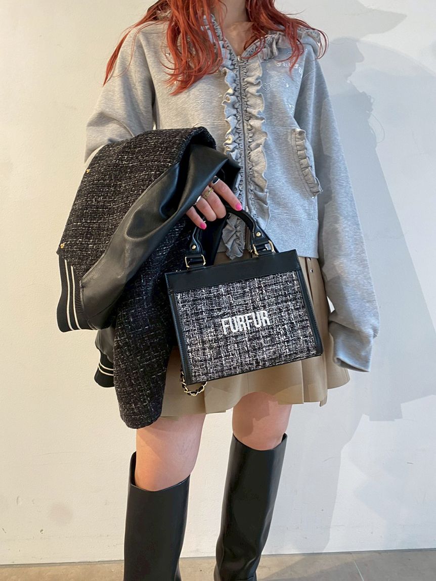 ハートモチーフフリルパーカー(スウェット)｜トップス｜FURFUR（ファー