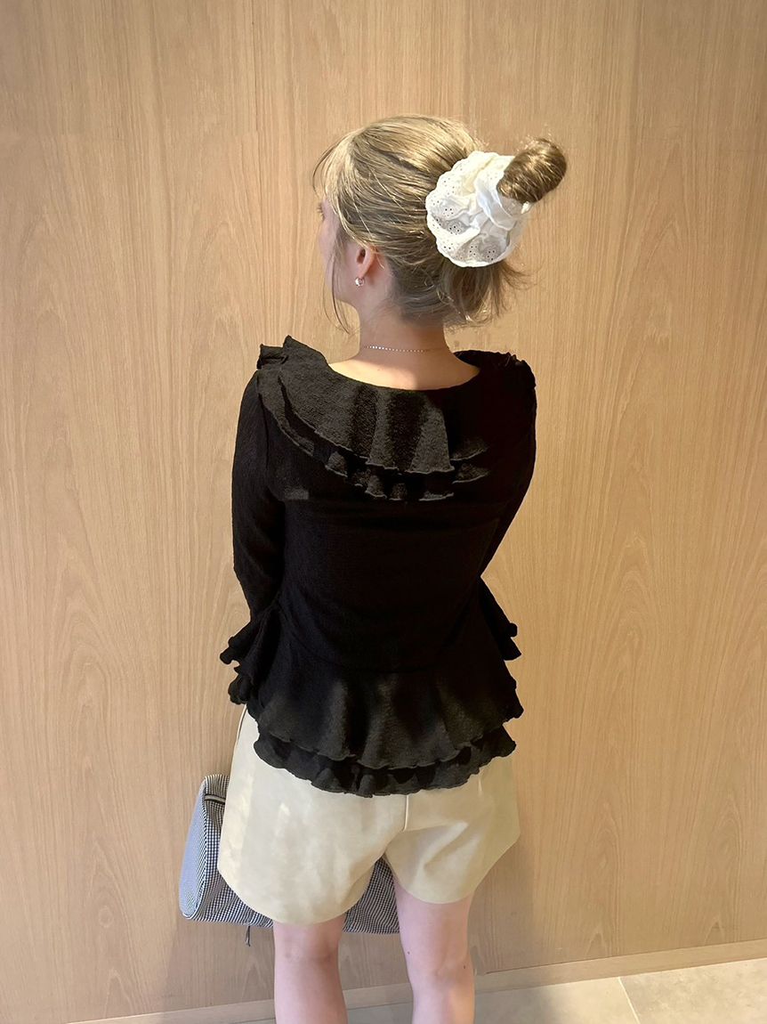 ラッフルフリルプルオーバー(ブラウス)｜トップス｜FURFUR（ファー