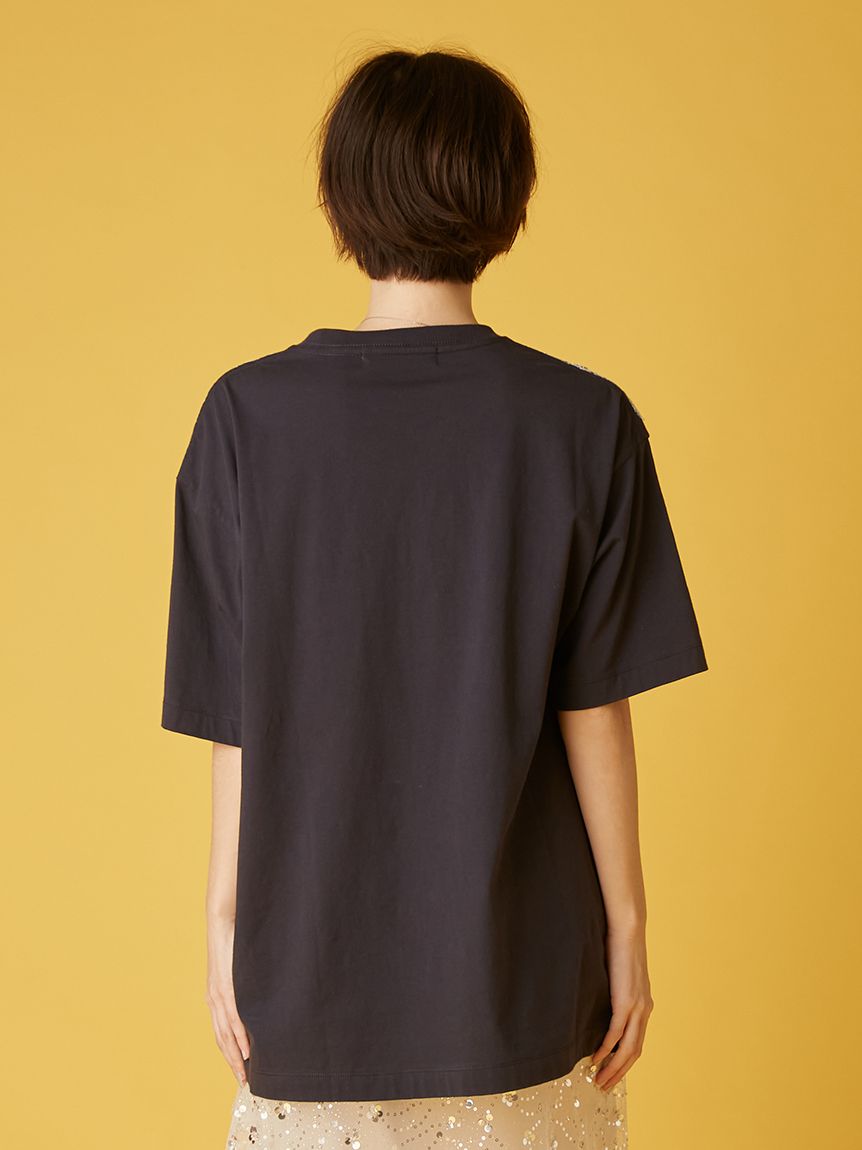スタイ付き♡リメイクトップス♡ リメイクデザインレースTシャツ(Tシャツ／カットソー)｜トップス