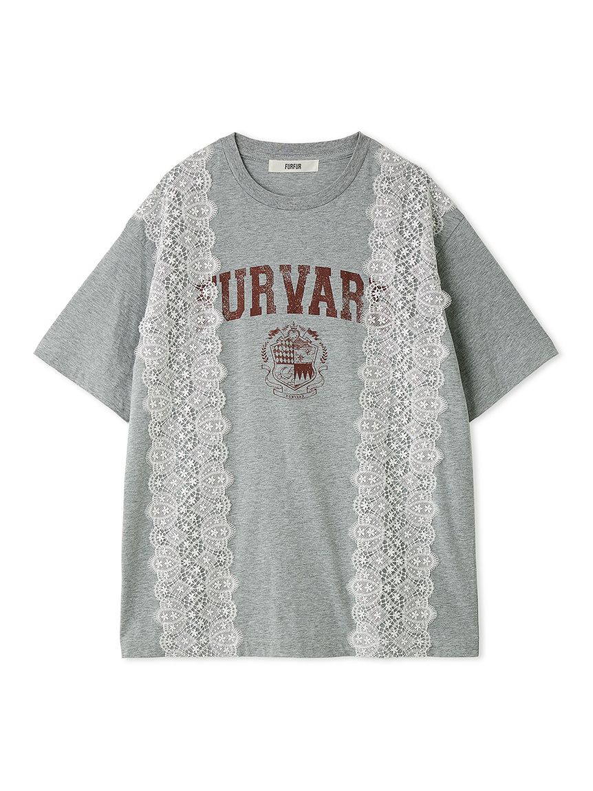 FURFUR リメイクバイカラープリントTシャツ furfur(ファーファー) リメイクバイカラープリントTシャツ レディース