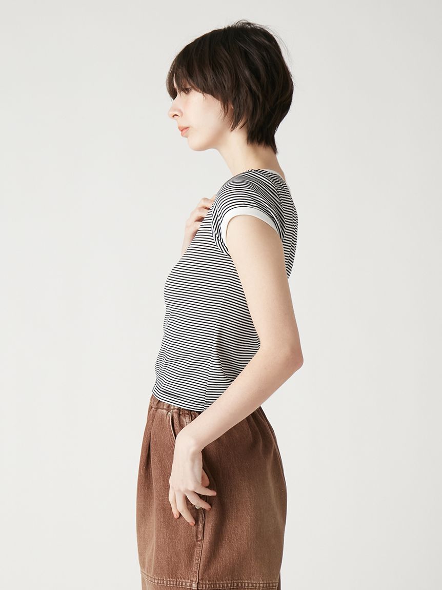 ロゴ刺繍コンパクトTシャツ(Tシャツ・カットソー)｜TOPS｜FURFUR