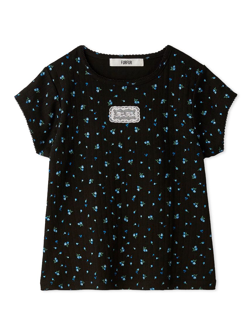 WEB限定カラー】レースワッペンコンパクトTシャツ(Tシャツ・カットソー