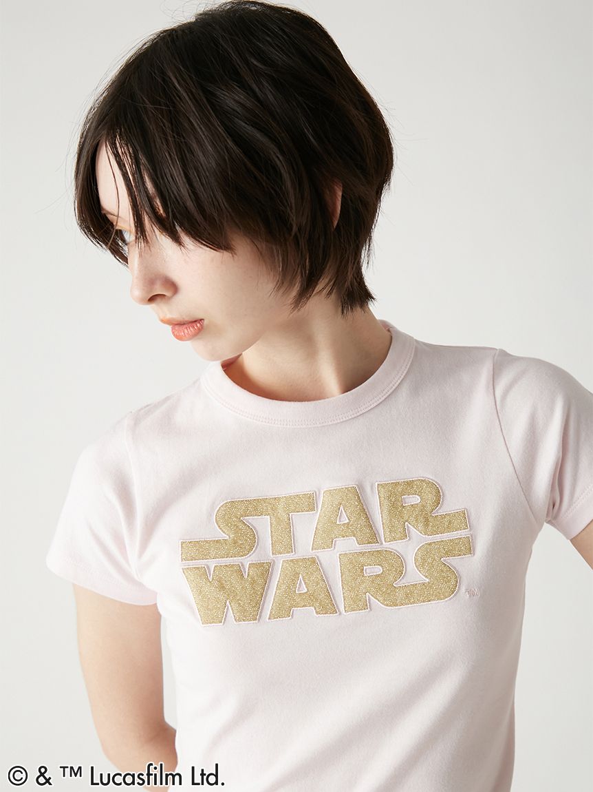 STAR WARS(TM)】アップリケロゴTシャツ(Tシャツ・カットソー)｜TOPS