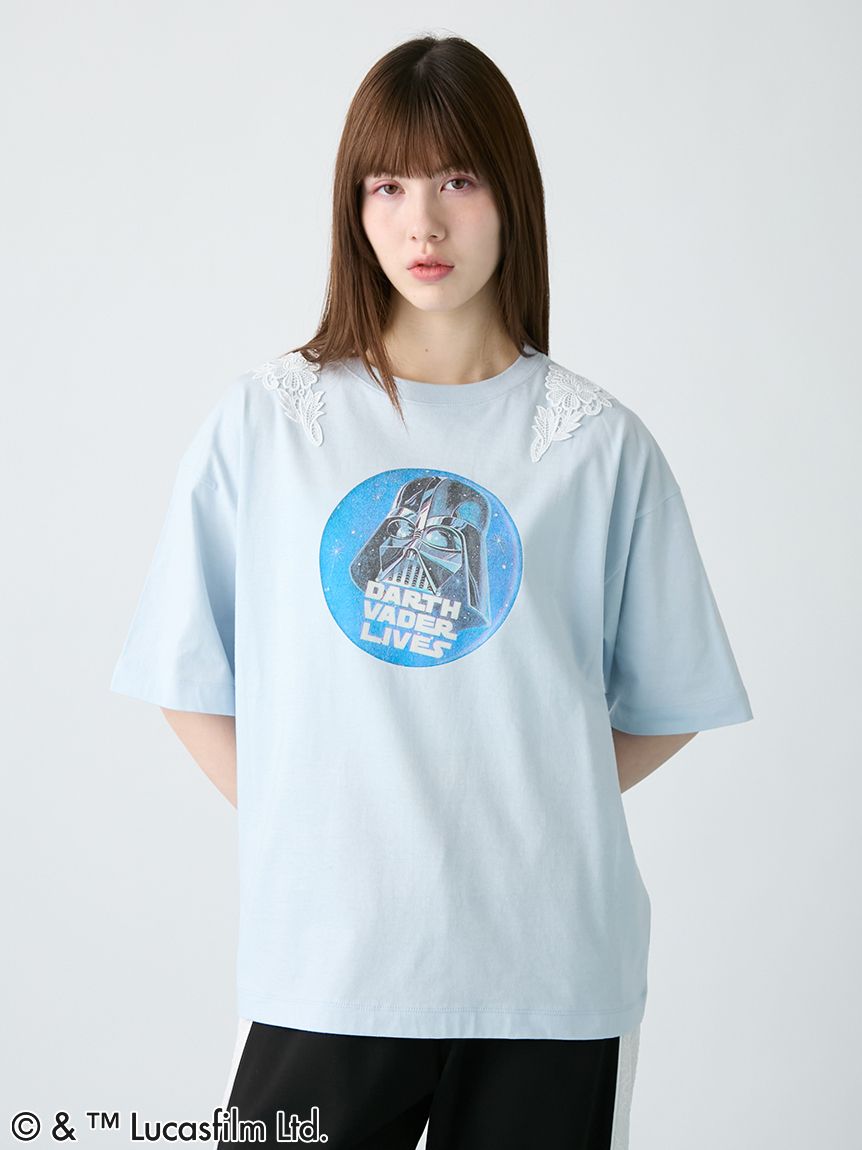 STAR WARS(TM)】グラフィックプリントレースTシャツ(Tシャツ