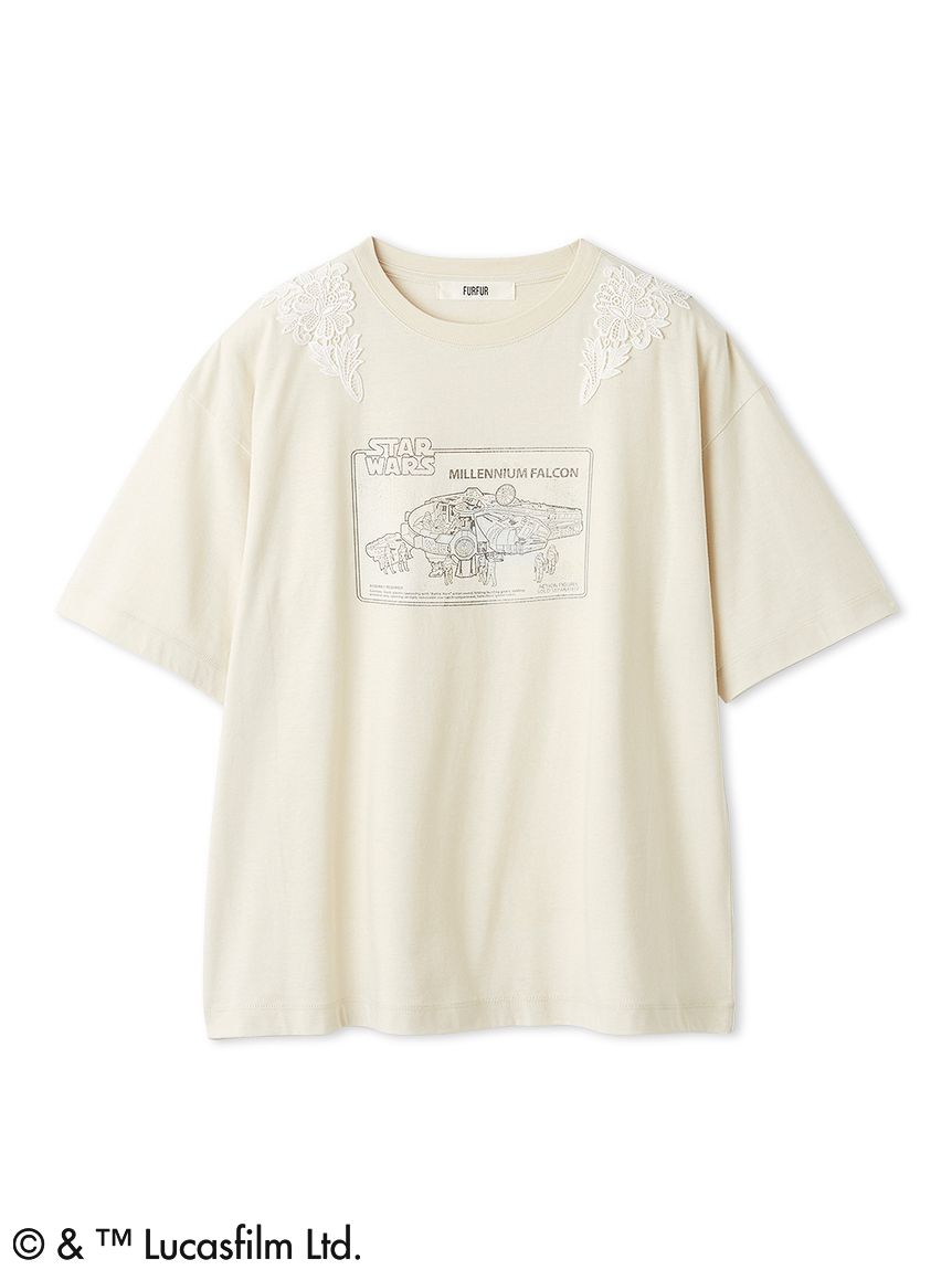 STAR WARS(TM)】グラフィックプリントレースTシャツ(Tシャツ