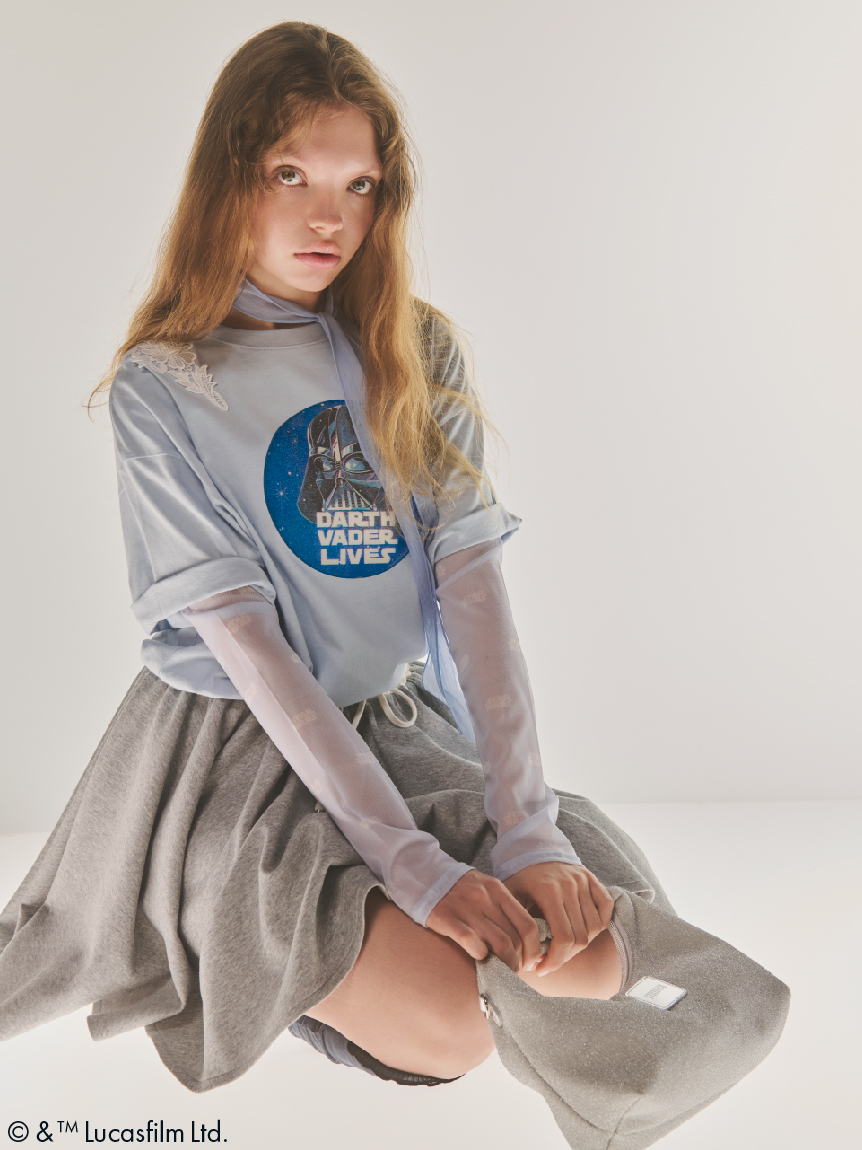 STAR WARS(TM)】ロゴシアープルオーバー(Tシャツ／カットソー