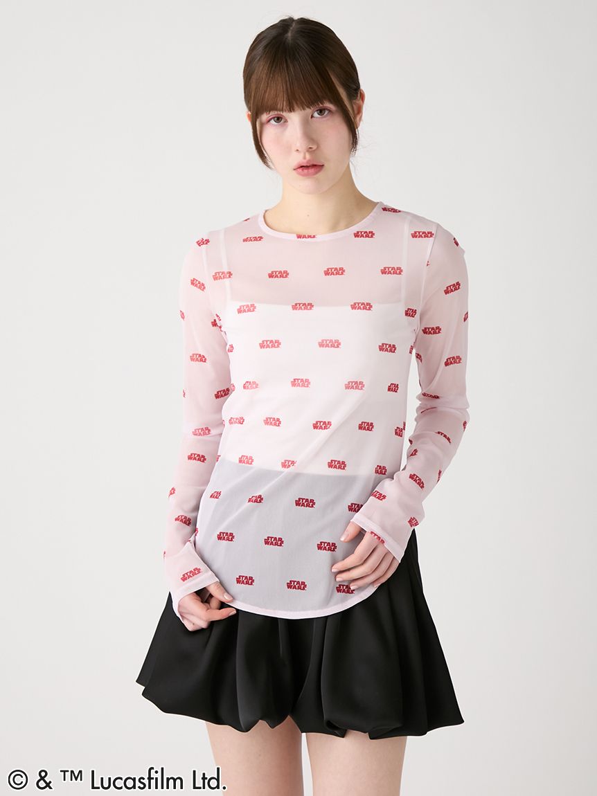 STAR WARS(TM)】ロゴシアープルオーバー(Tシャツ／カットソー
