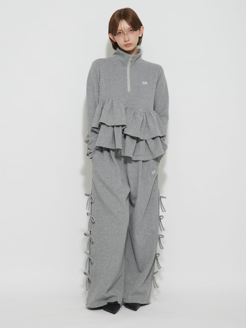 ハーフジップペプラムカットプルオーバー(ジャージ)｜TOPS｜FURFUR