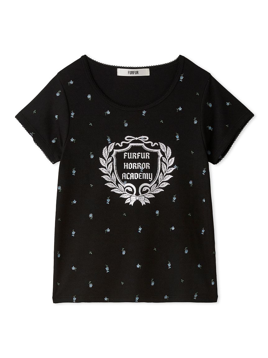 25SS FORMA フローラルTシャツ 11747391 HORROR ACADEMYフラワープリントTシャツ(Tシャツ／カットソー