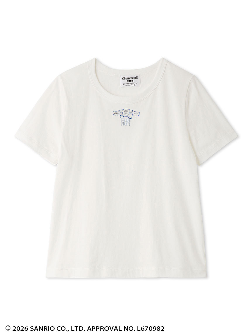 シナモロール】ラインストーンTシャツ(Tシャツ・カットソー)｜TOPS