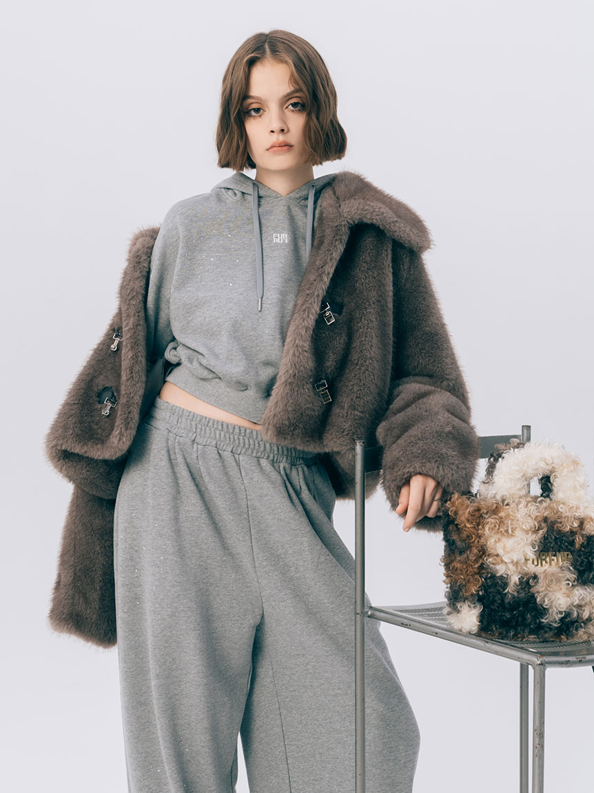 ビジュークロップドフーディー(スウェット・トレーナー)｜TOPS｜FURFUR