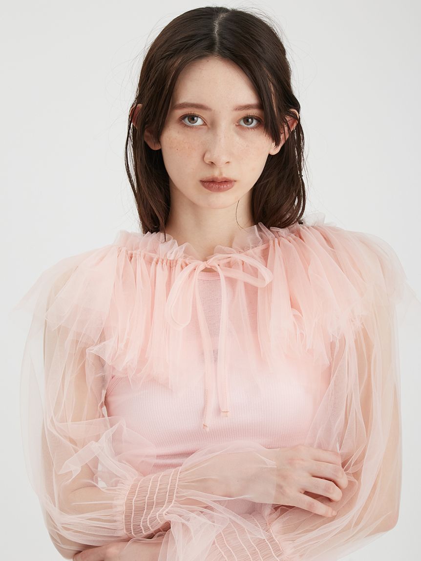 チュールボレロ(シャツ／ブラウス)｜トップス｜FURFUR（ファー  