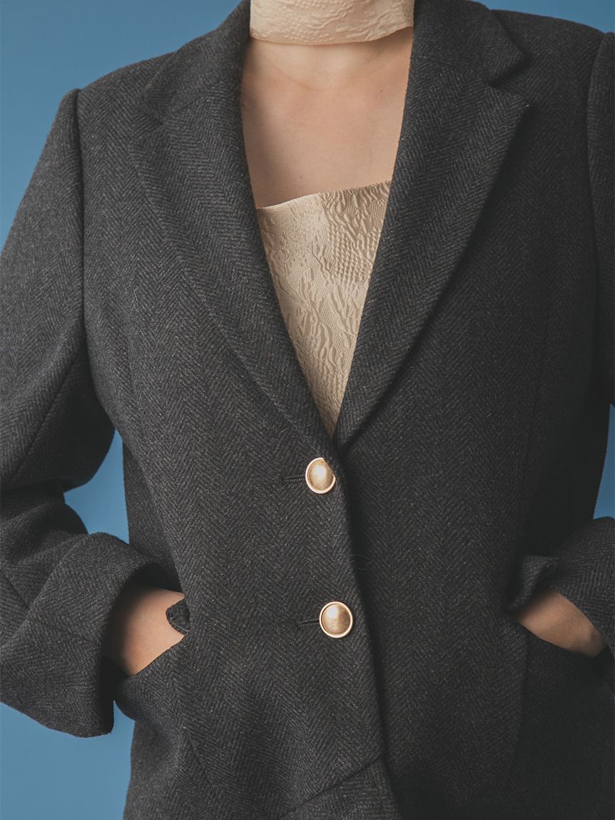 ツイードフレアドレスコート(コート)｜アウター｜FURFUR（ファーファー