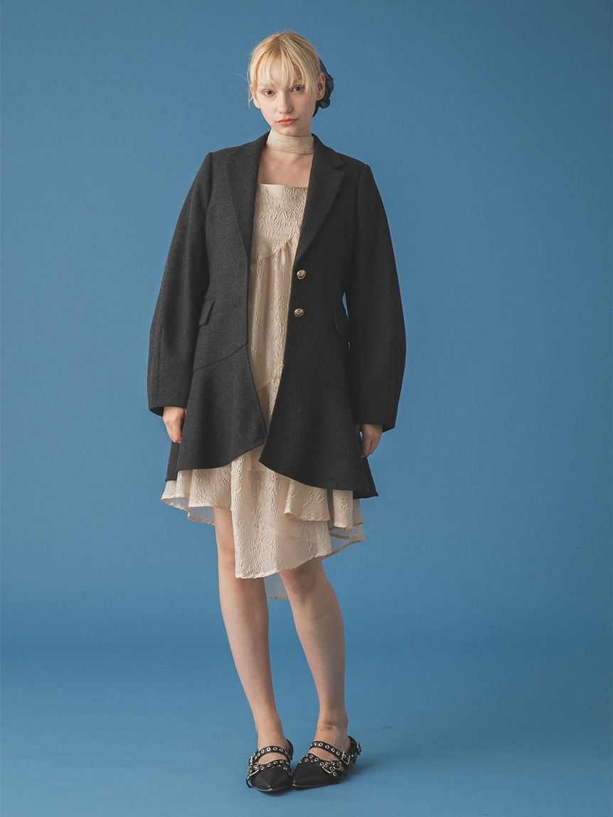 ツイードフレアドレスコート(コート)｜アウター｜FURFUR（ファーファー