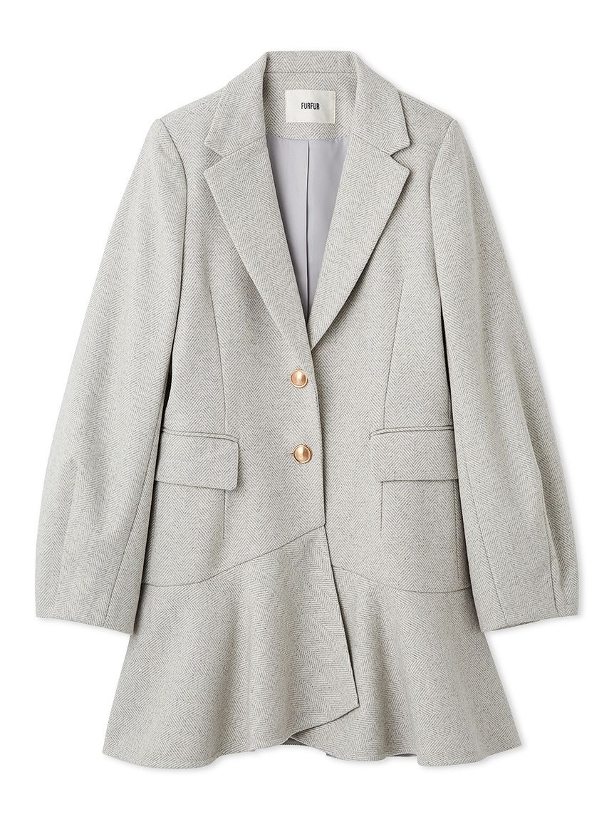 ツイードフレアドレスコート(コート)｜アウター｜FURFUR（ファーファー
