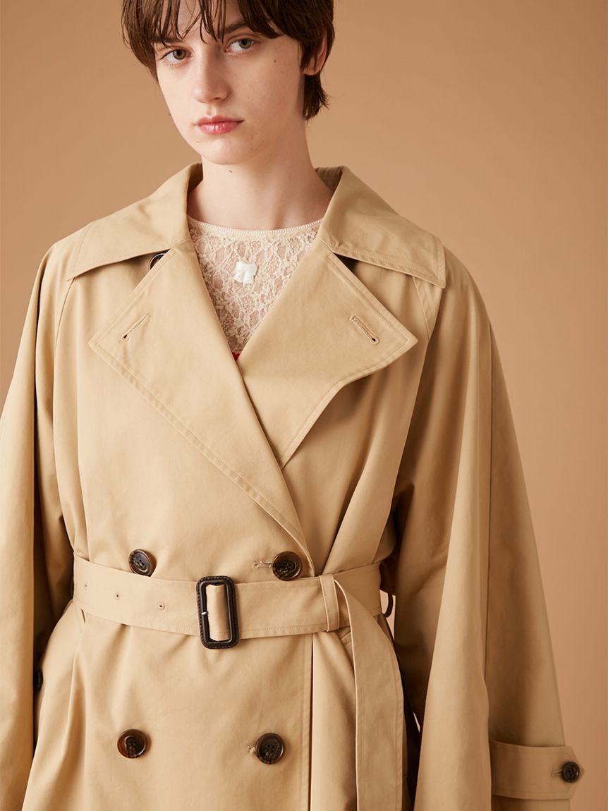 フリルショートトレンチコート(ジャケット)｜アウター｜FURFUR（ファー