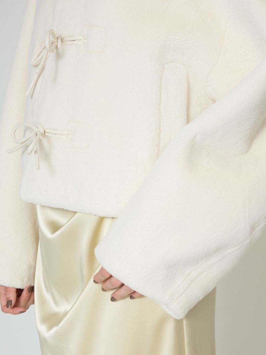 リボンショートボンディングコート(ダッフルコート)｜OUTER｜FURFUR