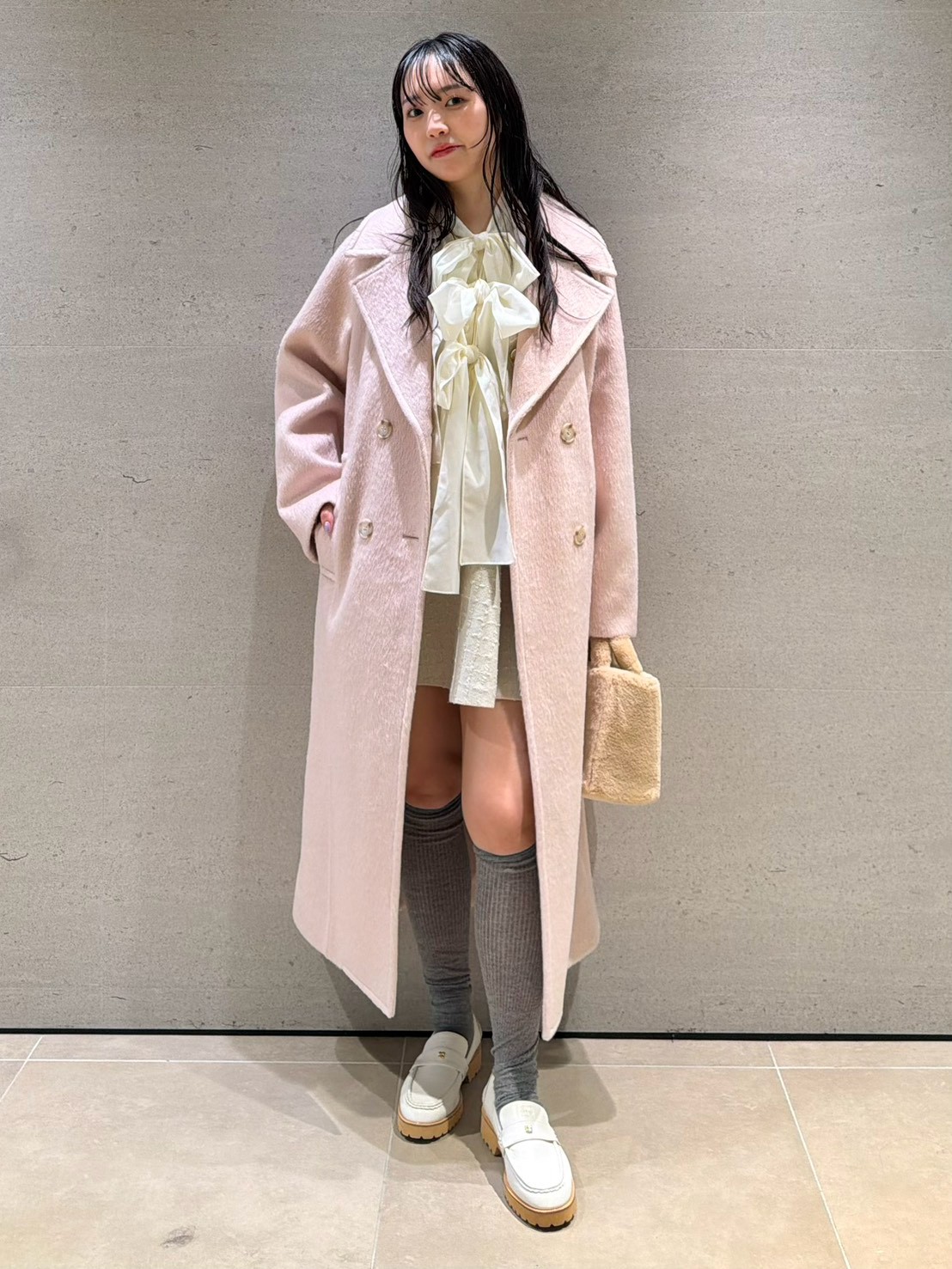 ウールブレンドロングコート(チェスターコート)｜OUTER｜FURFUR