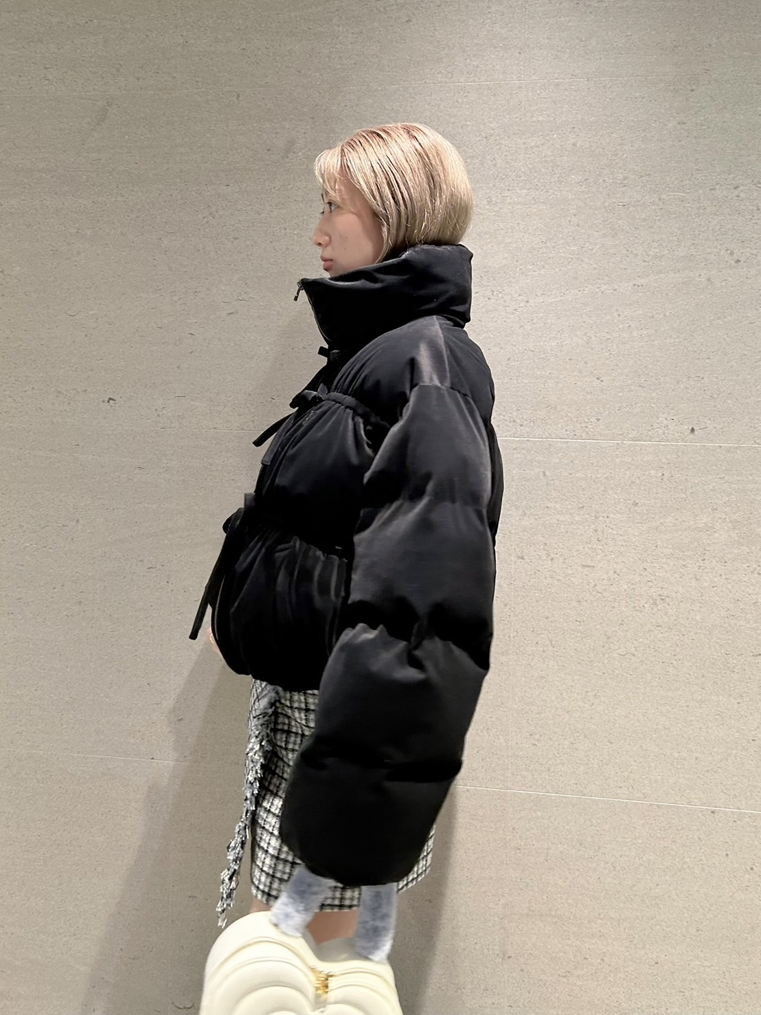 リボン  ファー ショートコート RIBエコファーショートコート[品番：MKSW0061060]｜GYDA