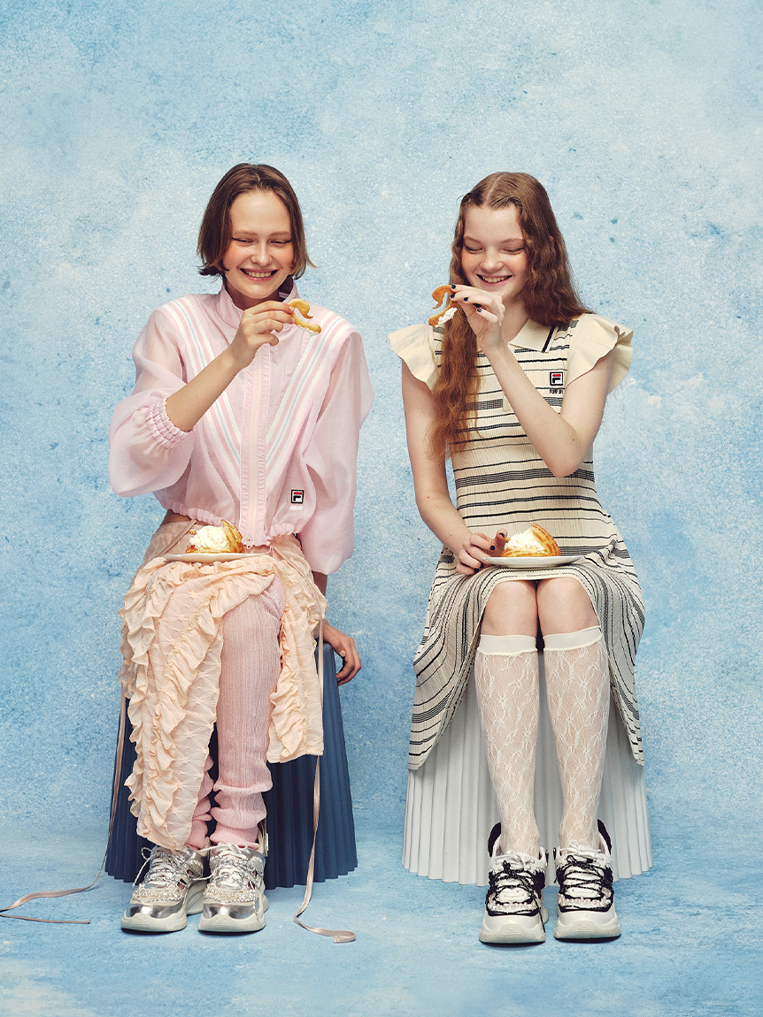 FURFUR（ファーファー）【FILAコラボ】トラックジャケット　ホワイト FILAコラボ】トラックジャケット(ジャケット)｜アウター｜FURFUR