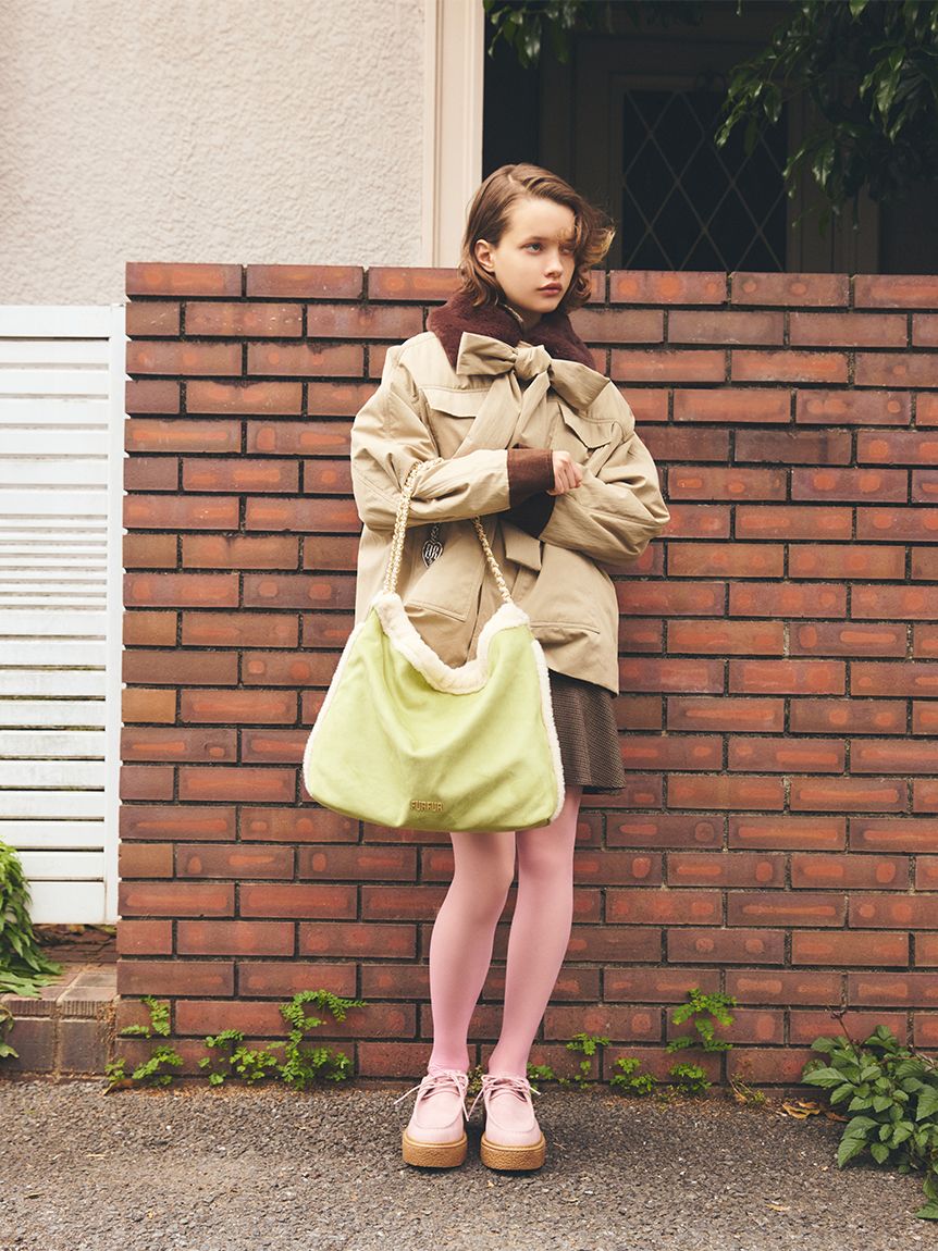 オフィシャルサイト限定カラー】パデットボウタイワークブルゾン