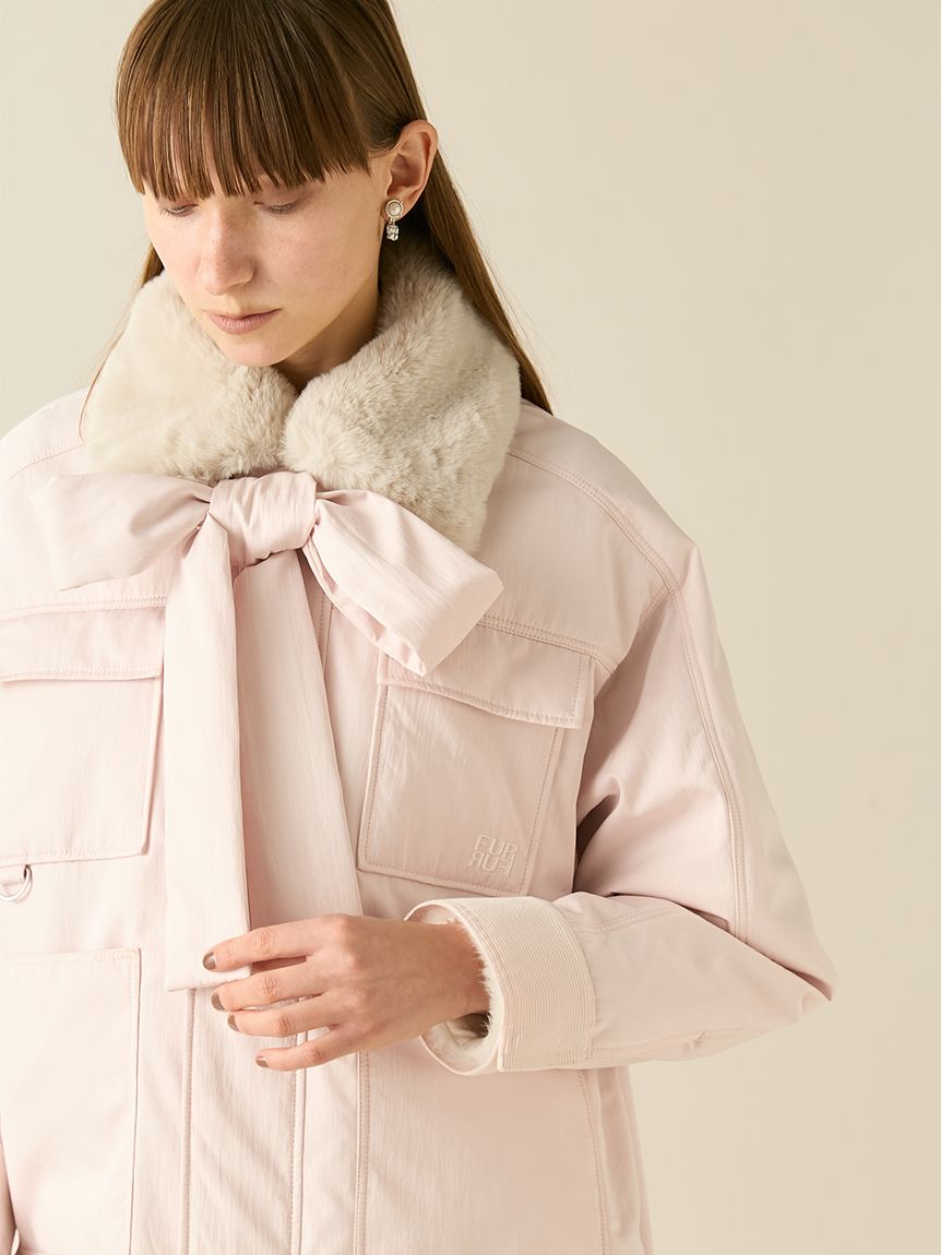 オフィシャルサイト限定カラー】パデットボウタイワークブルゾン