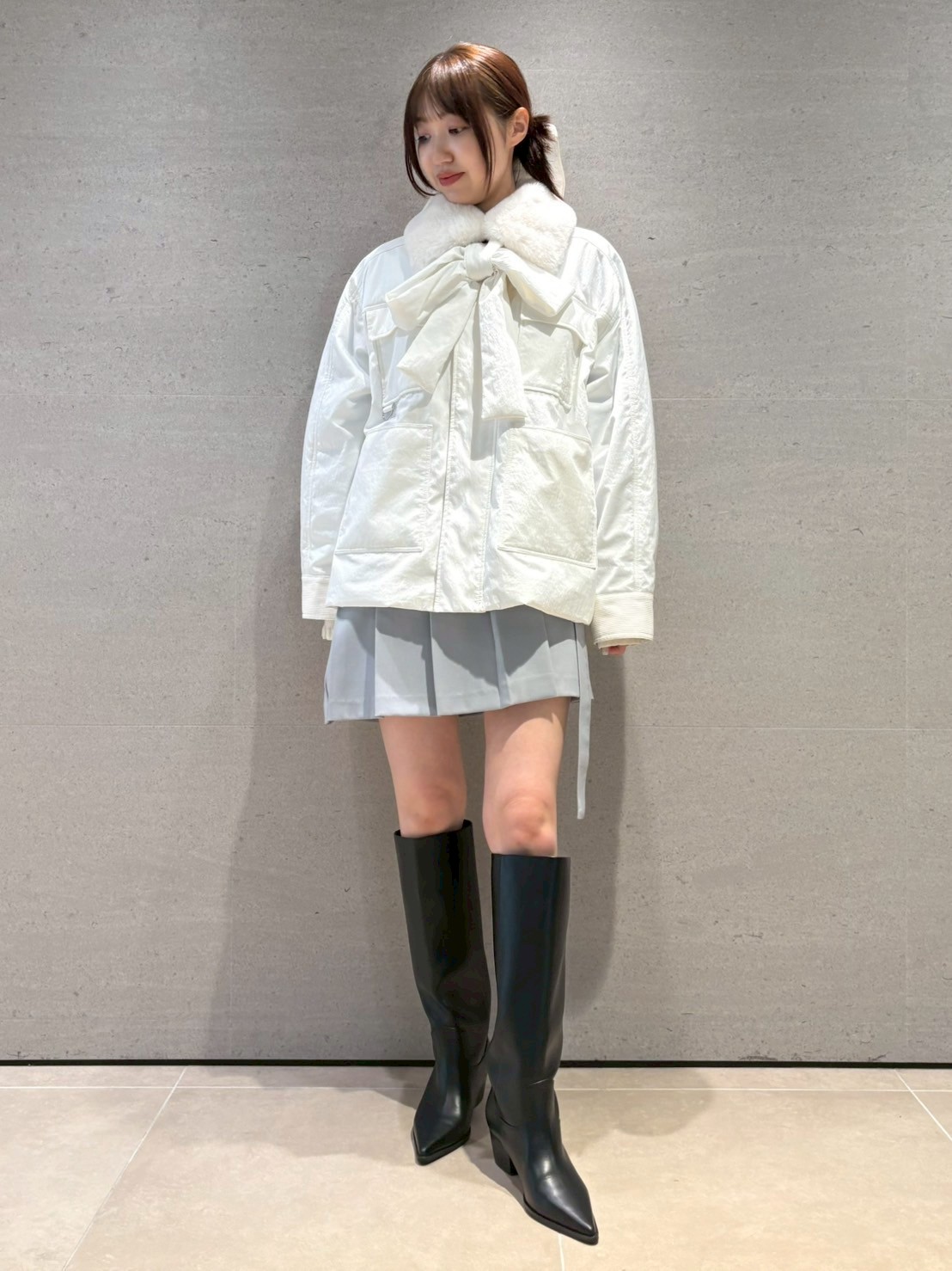 オフィシャルサイト限定カラー】パデットボウタイワークブルゾン