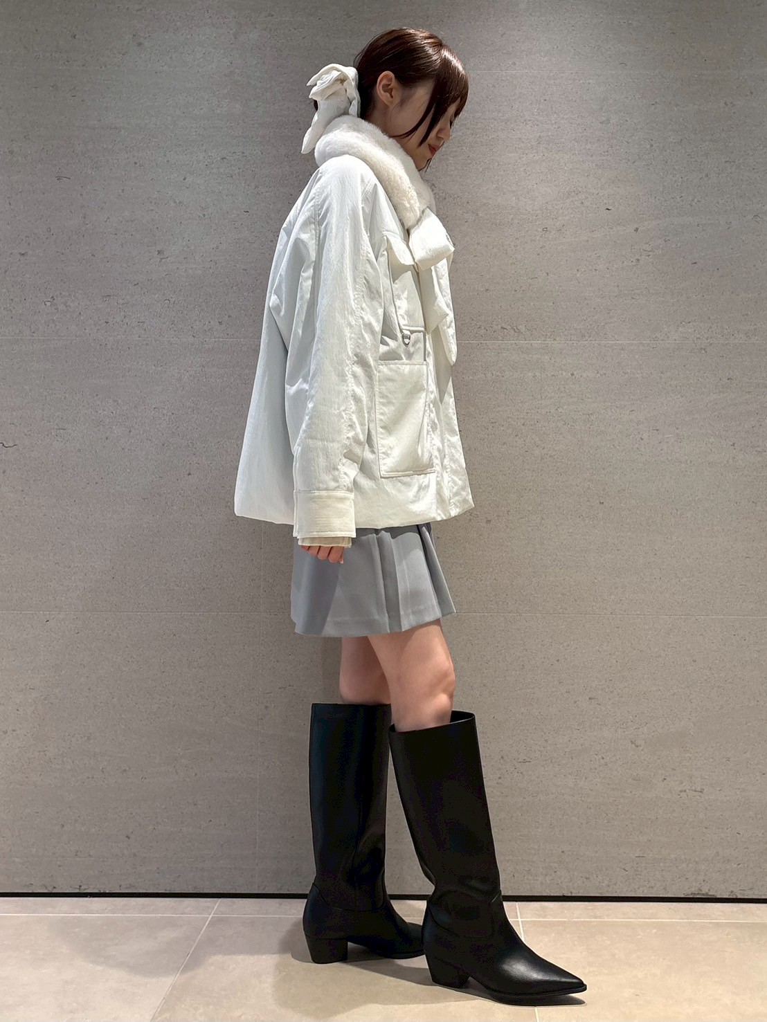 オフィシャルサイト限定カラー】パデットボウタイワークブルゾン