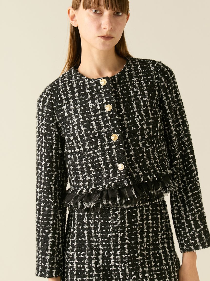 限定カラー】ツイードジャケット(ジャケット)｜アウター｜FURFUR