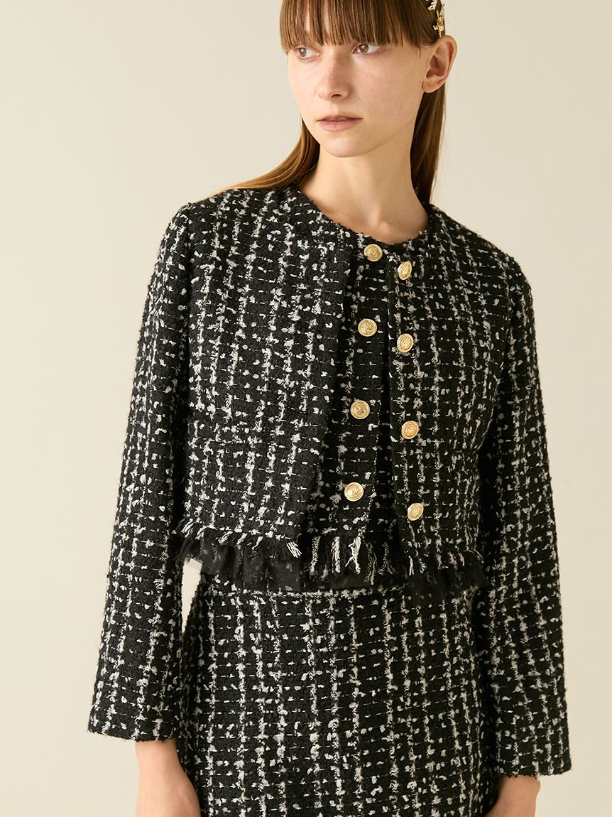 限定カラー】ツイードジャケット(ジャケット)｜アウター｜FURFUR