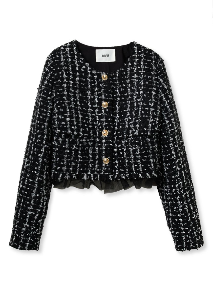 限定カラー】ツイードジャケット(ジャケット)｜アウター｜FURFUR