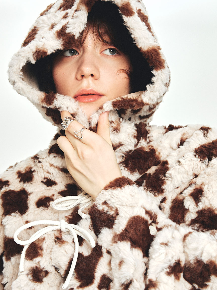 マリテフランソワジルボー モヒカン アウター　ファー付きフード　L 楽天市場】ファーコート レディース 定番 フード パーカー ファー