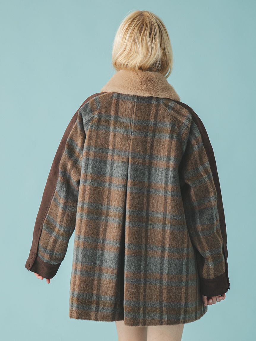 2WAYエコファーカラーシャツコート(ジャケット)｜アウター｜FURFUR