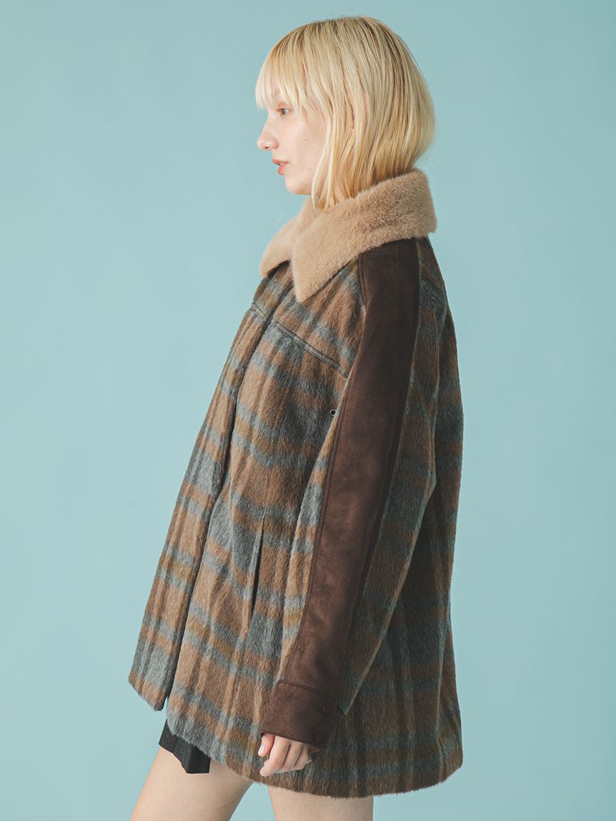 LEINWANED エコファー 2WAYエコファーカラーシャツコート(ジャケット)｜アウター｜FURFUR