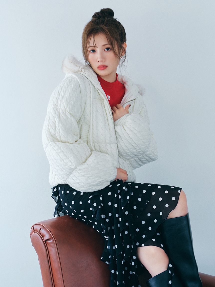 オフィシャルサイト限定カラー】4WAYニットパディングジャケット