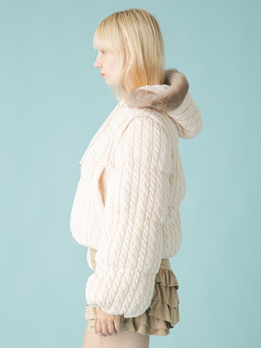 オフィシャルサイト限定カラー】4WAYニットパディングジャケット