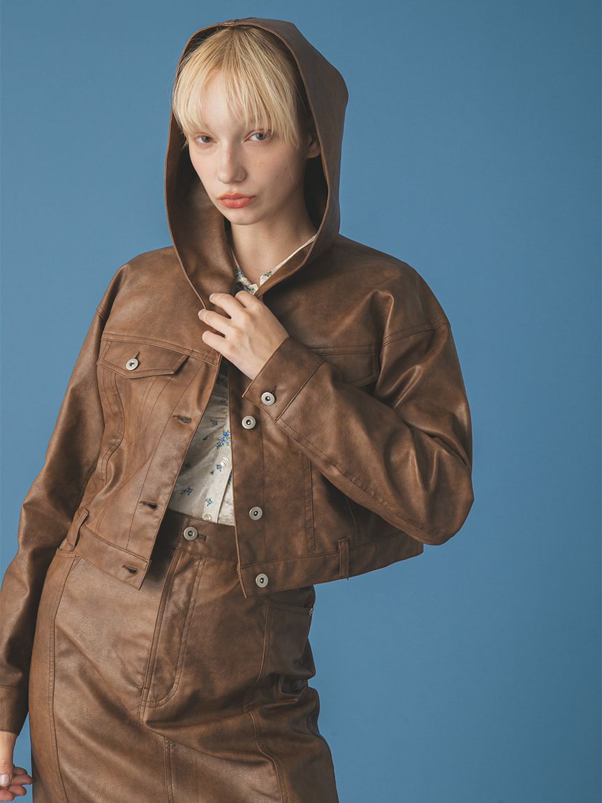 マルチマテリアルフードブルゾン(ジャケット)｜アウター｜FURFUR