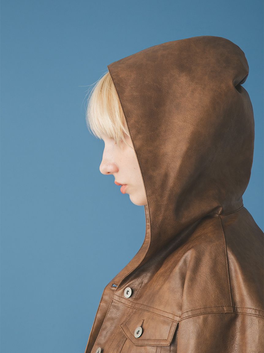 マルチマテリアルフードブルゾン(ジャケット)｜アウター｜FURFUR