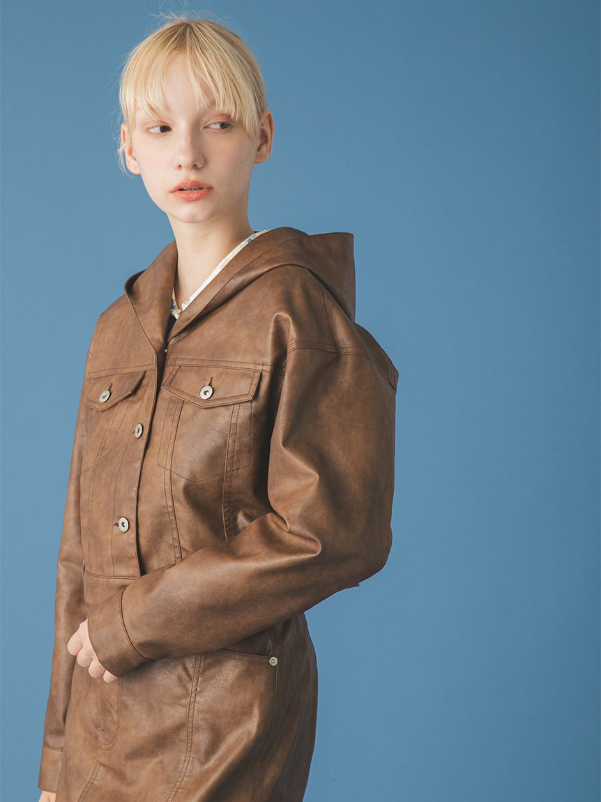 防水ブラウンジャケット フード付き 防水ブラウンジャケット フード付き 【公式通販】