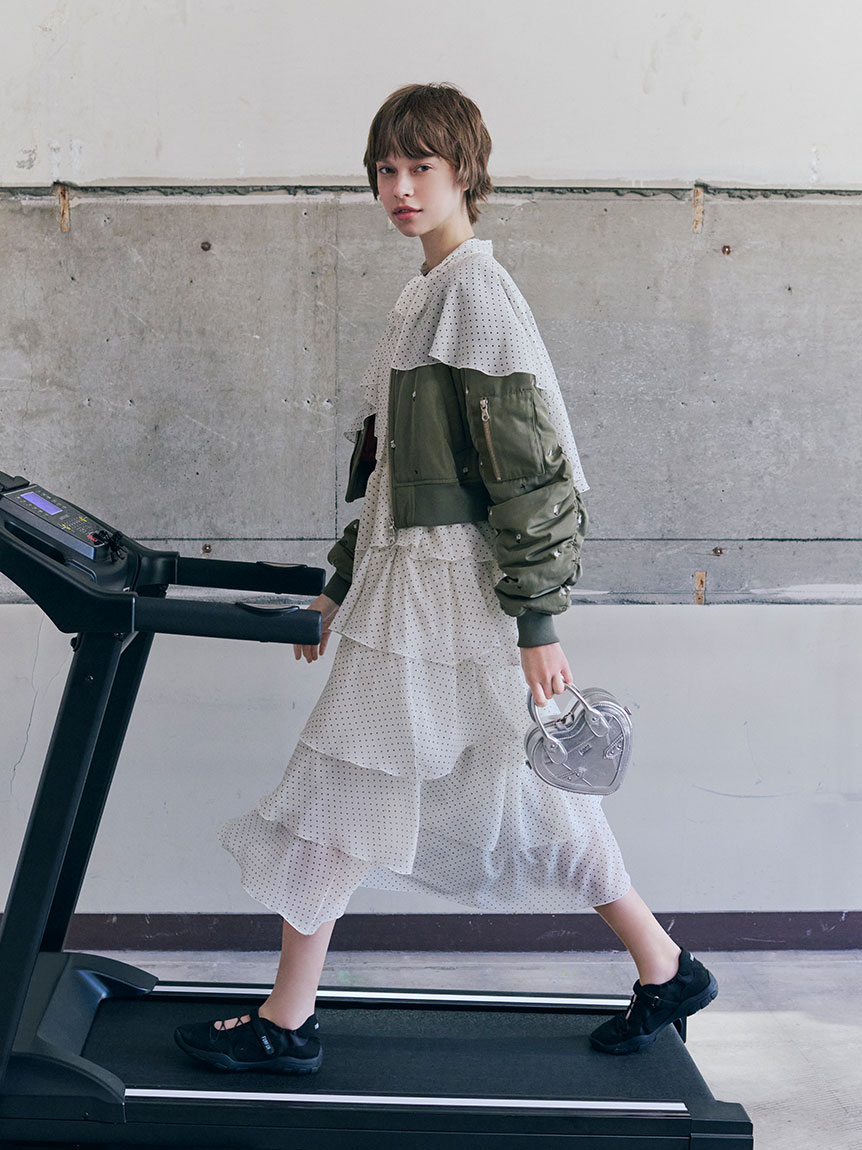 WEB・一部店舗限定カラー】フラワー刺繍MA-1(ジャケット)｜アウター