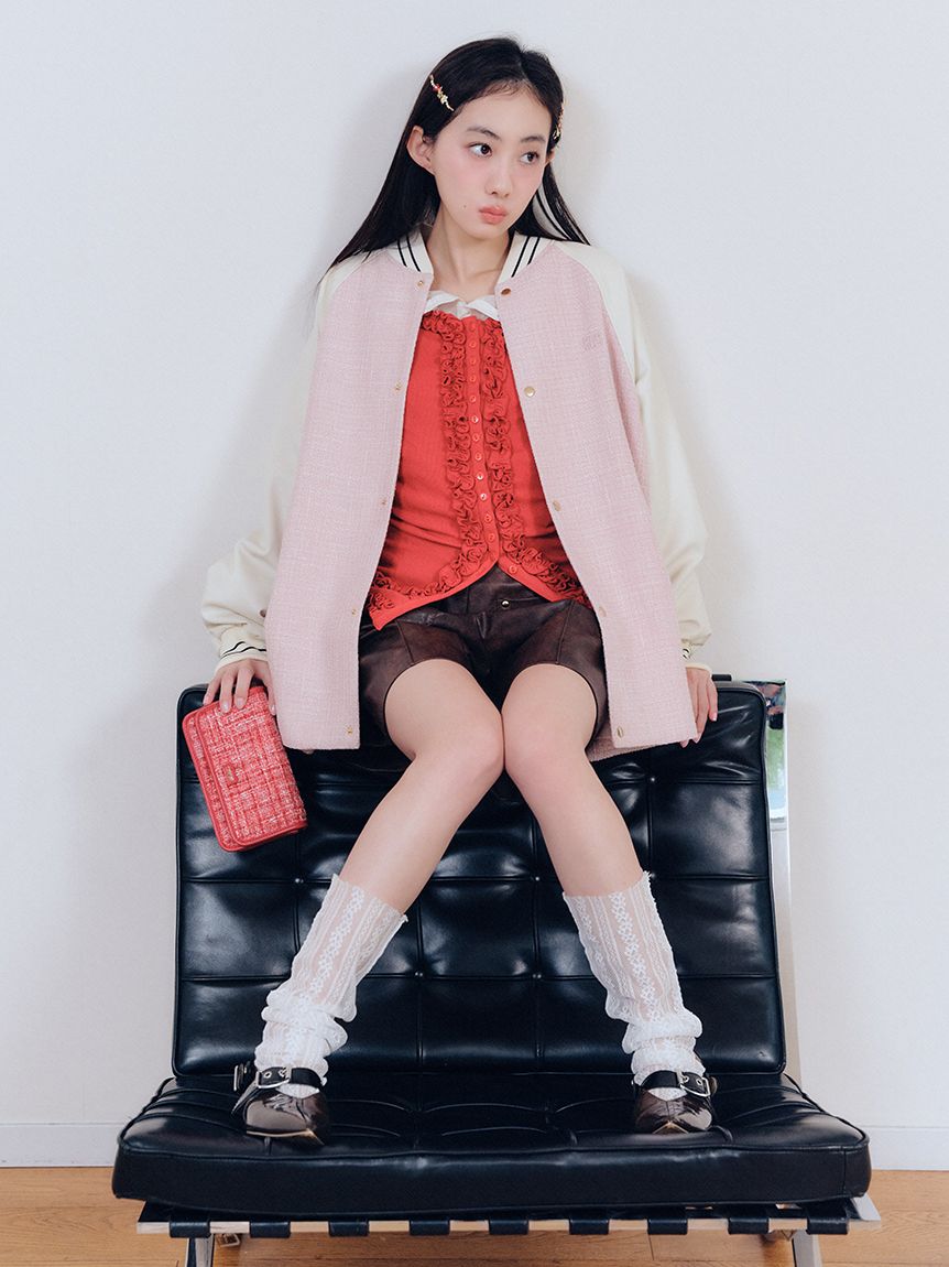 2WAYツイードスタジャン(ブルゾン)｜アウター｜FURFUR（ファーファー