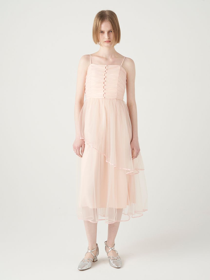 チュールボレロセットキャミドレス(ロングワンピース