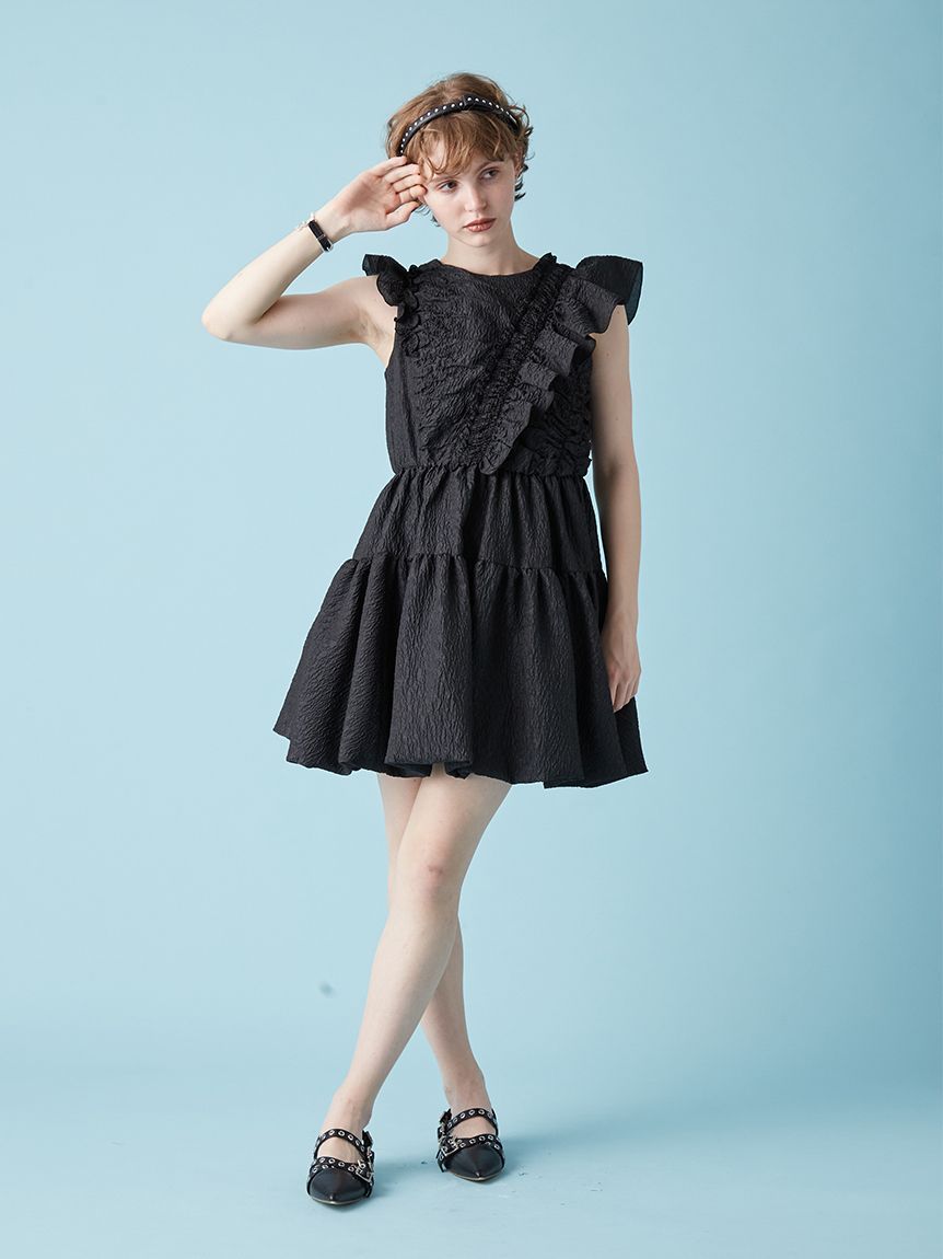 バルーンヘムミニドレス(ミニワンピース)｜ワンピース｜FURFUR（ファー