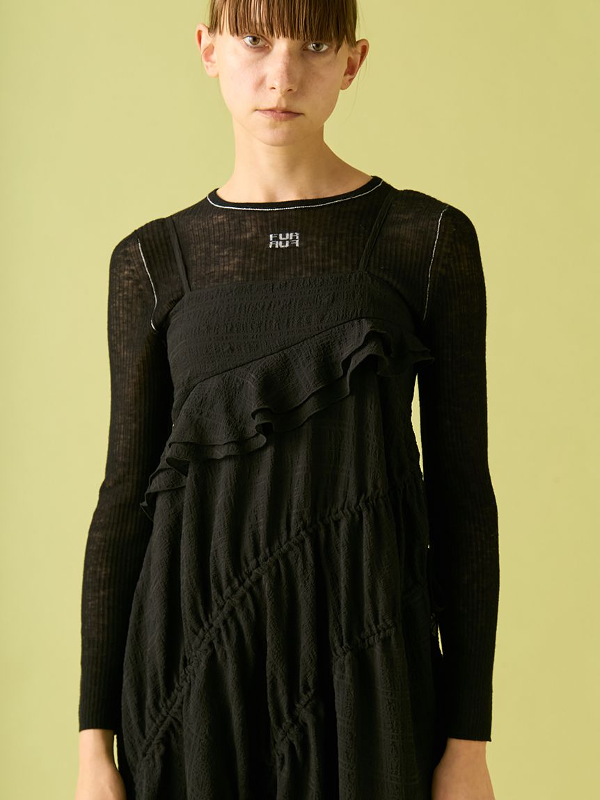 ワンピース 3094 yoshimi ドロストキャミワンピース(ロングワンピース)｜ワンピース｜FURFUR