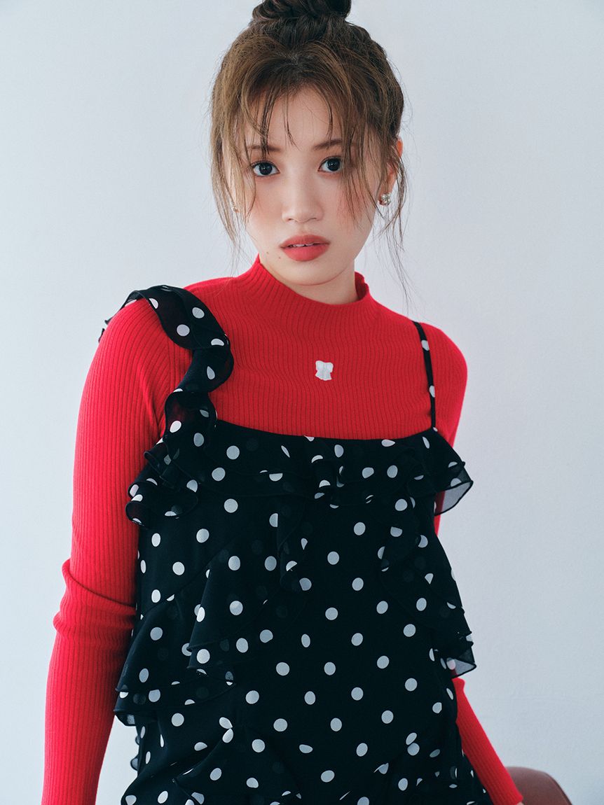 フリルキャミソールワンピース(ロングワンピース)｜ワンピース｜FURFUR