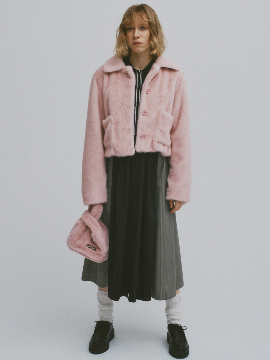 リブコンビシャツワンピース(ロングワンピース)｜ワンピース｜FURFUR