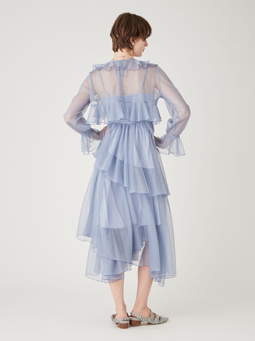 ボレロSETチュールドレス(ロングワンピース)｜ワンピース｜FURFUR